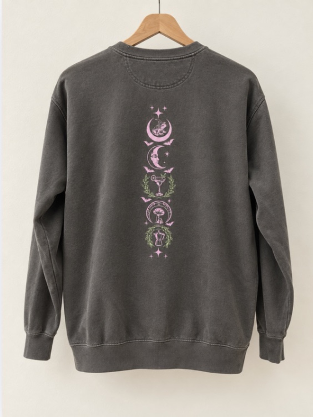 Midnight Margaritas Sweatshirt, Practical Magic Witchy, Halloween Sweatshirt - Picture 3 of 7